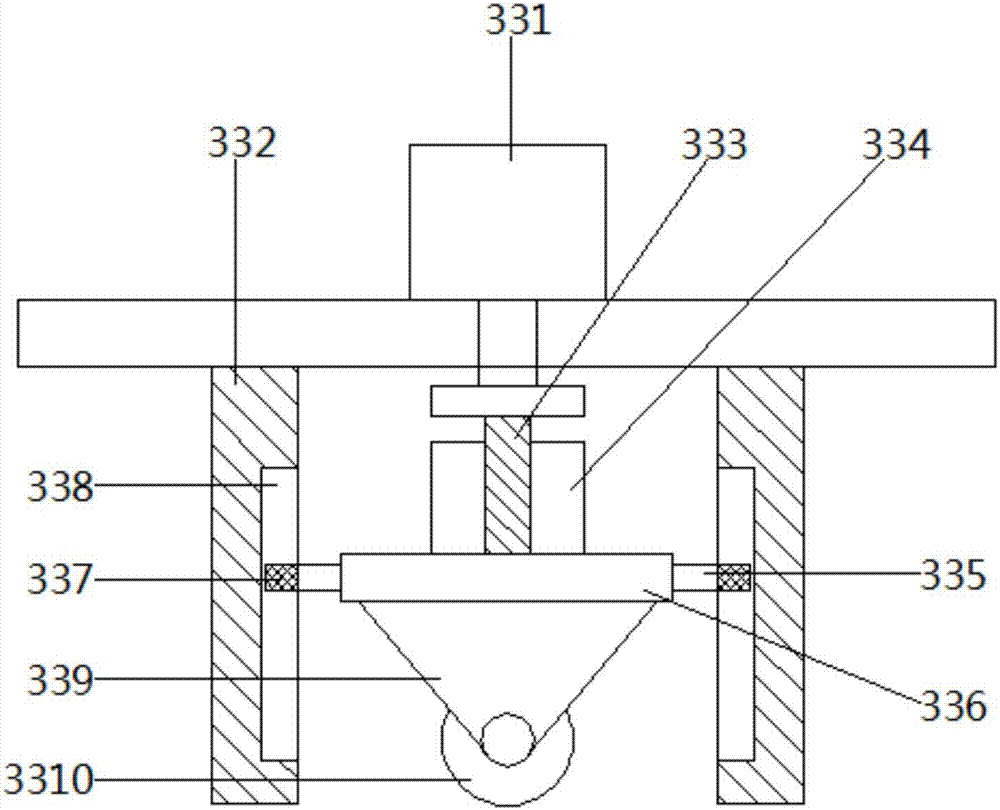 Concrete mixing device for quickly mixing concrete conveniently