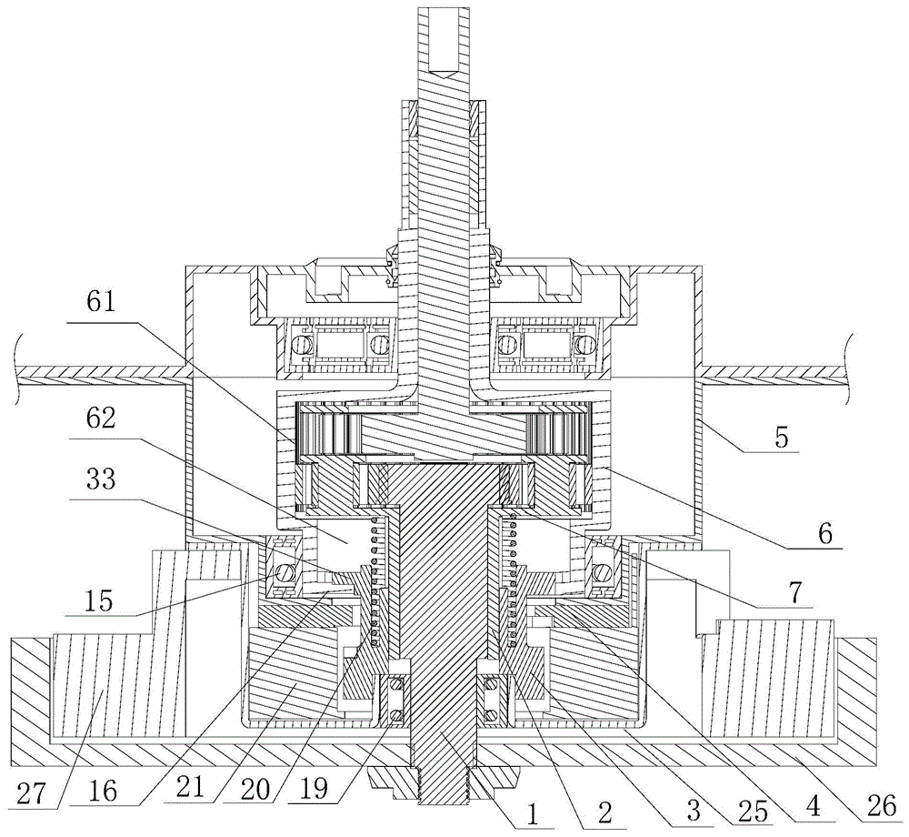 Decelerating clutch of full-automatic washing machine