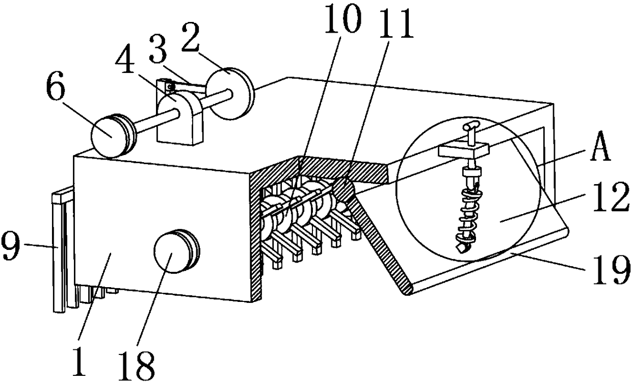 Compound farmland leveling machine