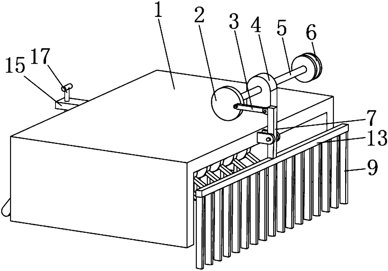 Compound farmland leveling machine