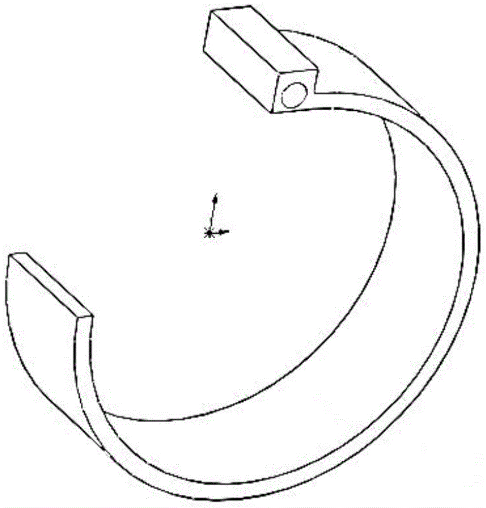 c-type robot leg mechanism