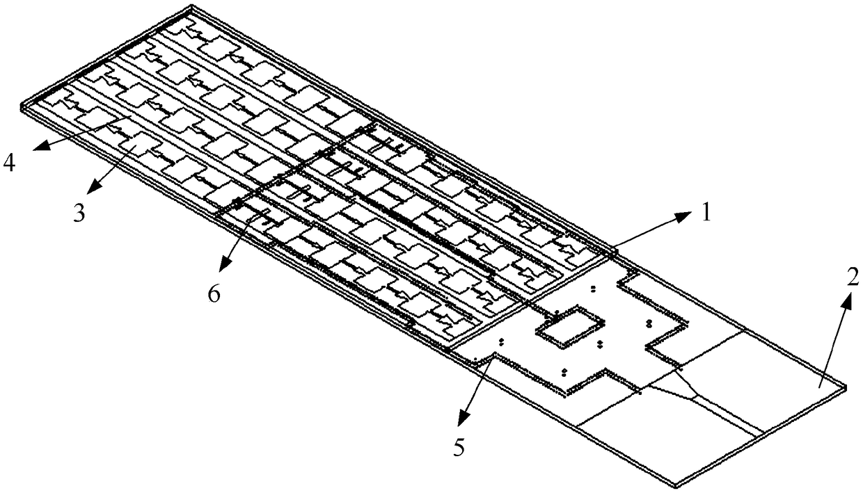 A millimeter wave beamforming microstrip array antenna based on SIW and a design method thereof