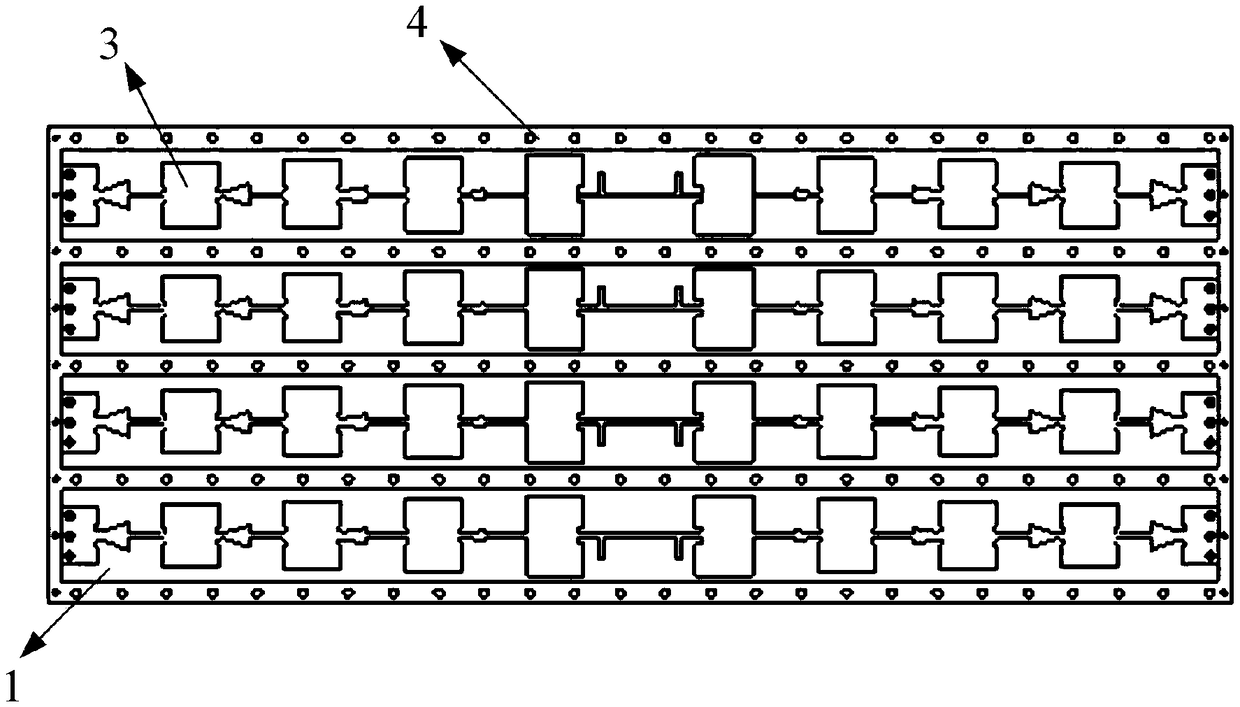 A millimeter wave beamforming microstrip array antenna based on SIW and a design method thereof