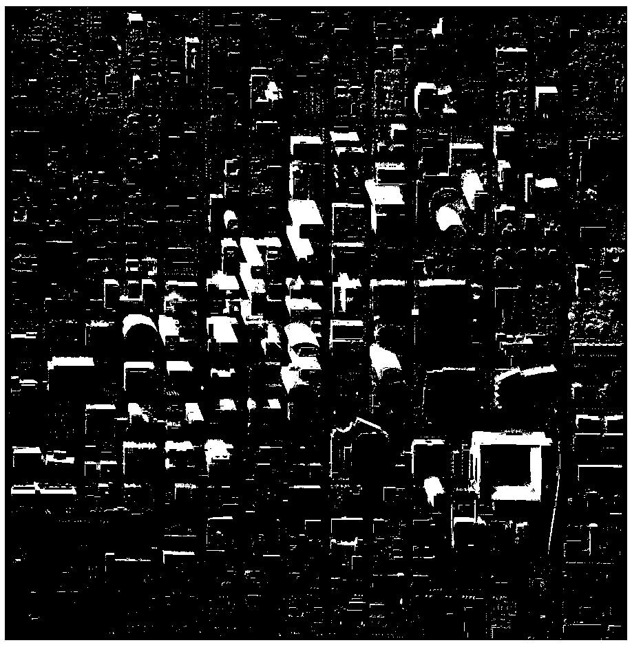 High-resolution remote sensing image building height estimation method based on shadow