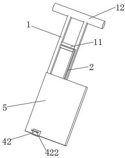 Soil acidity and alkalinity rapid sampling and detecting device for soil remediation