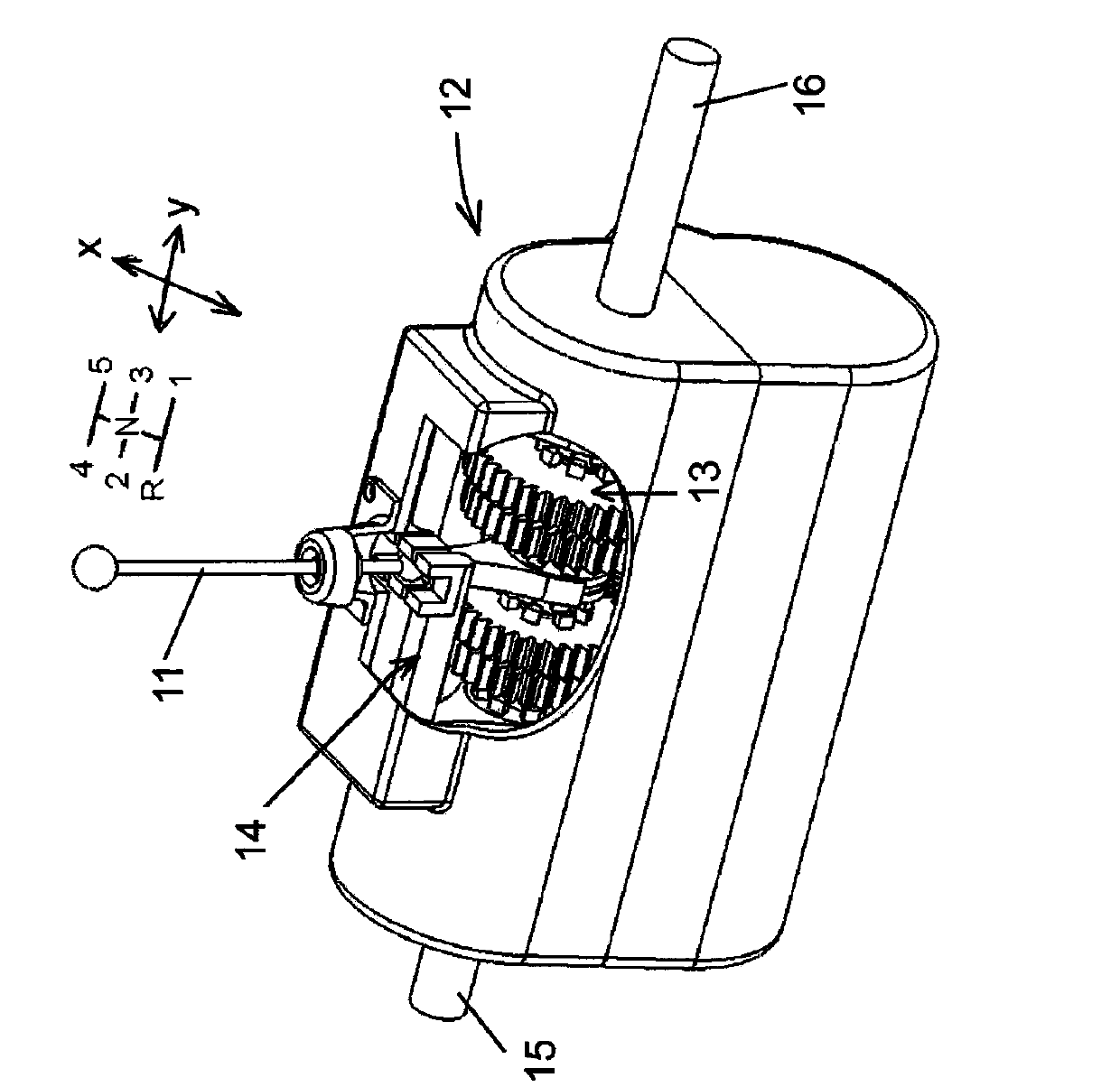 Automatic manual speed changer and speed change control mechanism thereof