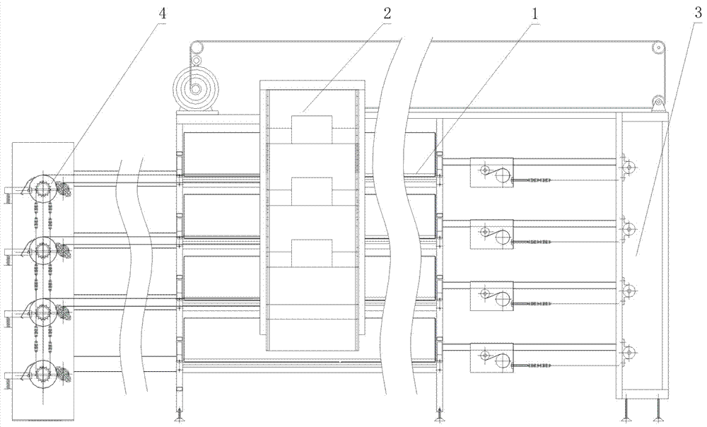 Full-automatic quail cultivating cage