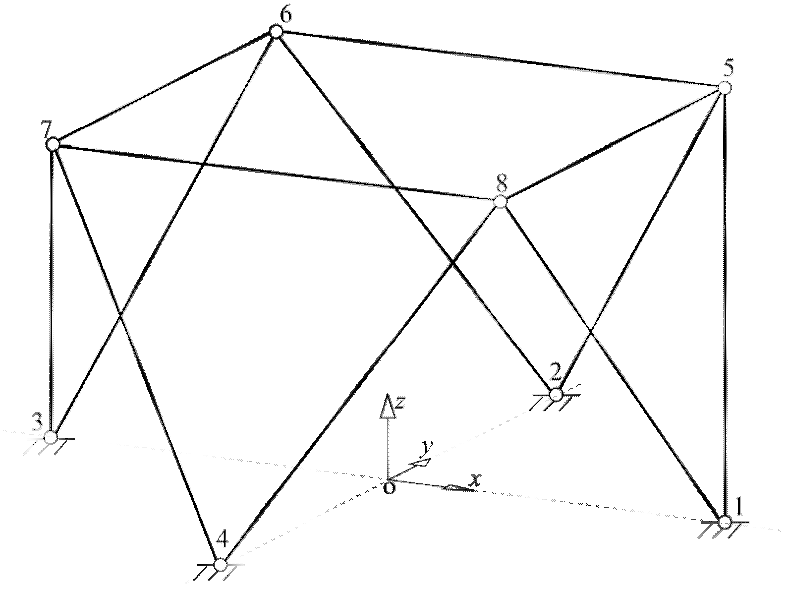 Method for judging movability of symmetric rod system structure based on group theory