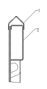 Anti-smashing structure for mining truck compartment