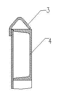 Anti-smashing structure for mining truck compartment