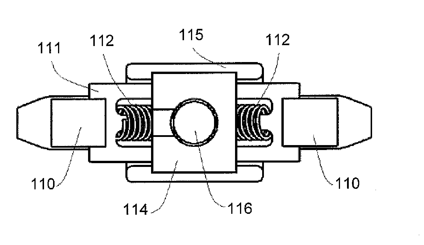 Contact structure of low-voltage electrical apparatus