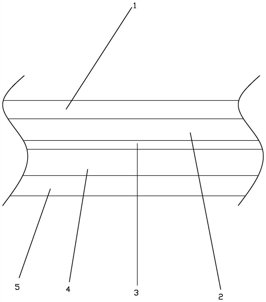 A preparation method of ultra-wide and highly wear-resistant plastic-absorbing and coated environmentally friendly veneer