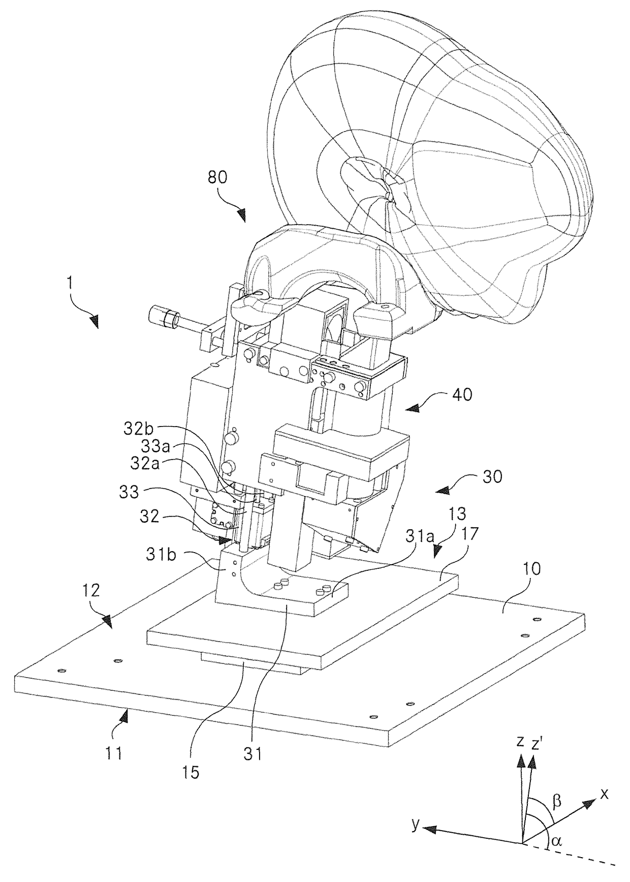 Optical coherence tomography imaging device for imaging a retina of a human subject