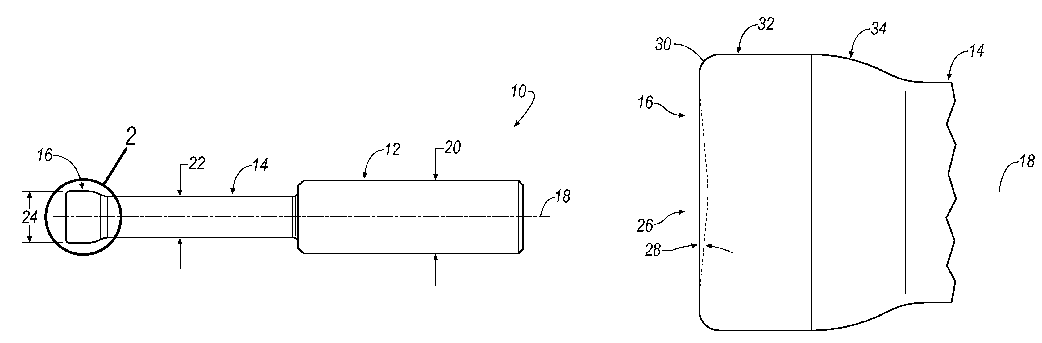 End mill for orbital drilling of fiber reinforced plastic materials