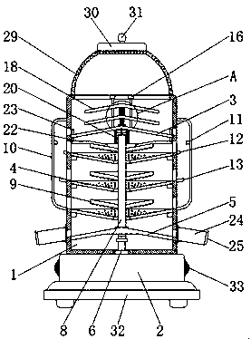 Robot for quickly grinding farm feed