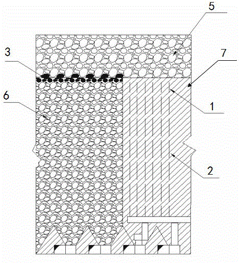 A kind of ore-rock contact surface tracing method