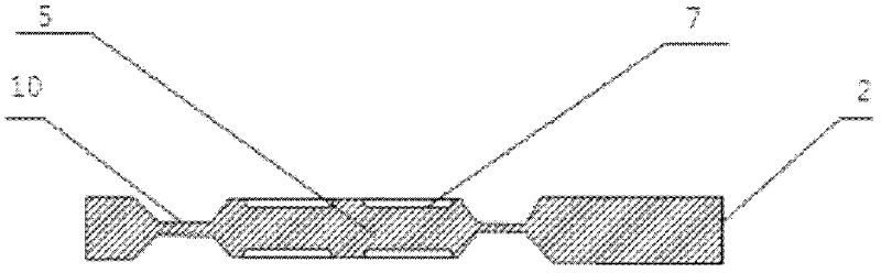 Method for improving overloading response speed of silicon capacitive pressure sensor