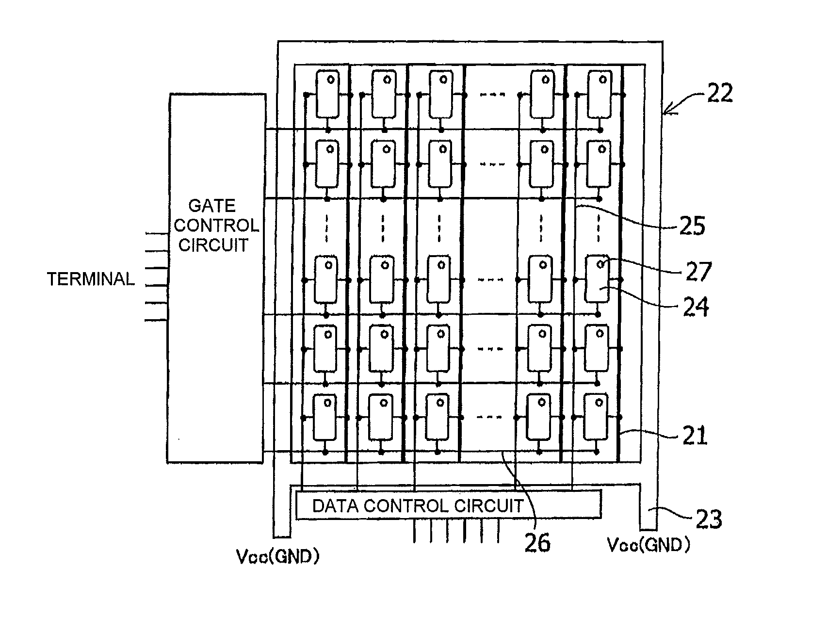 Surface-emitting display device