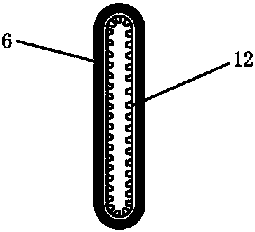 A functional non-woven fabric continuous conveying device