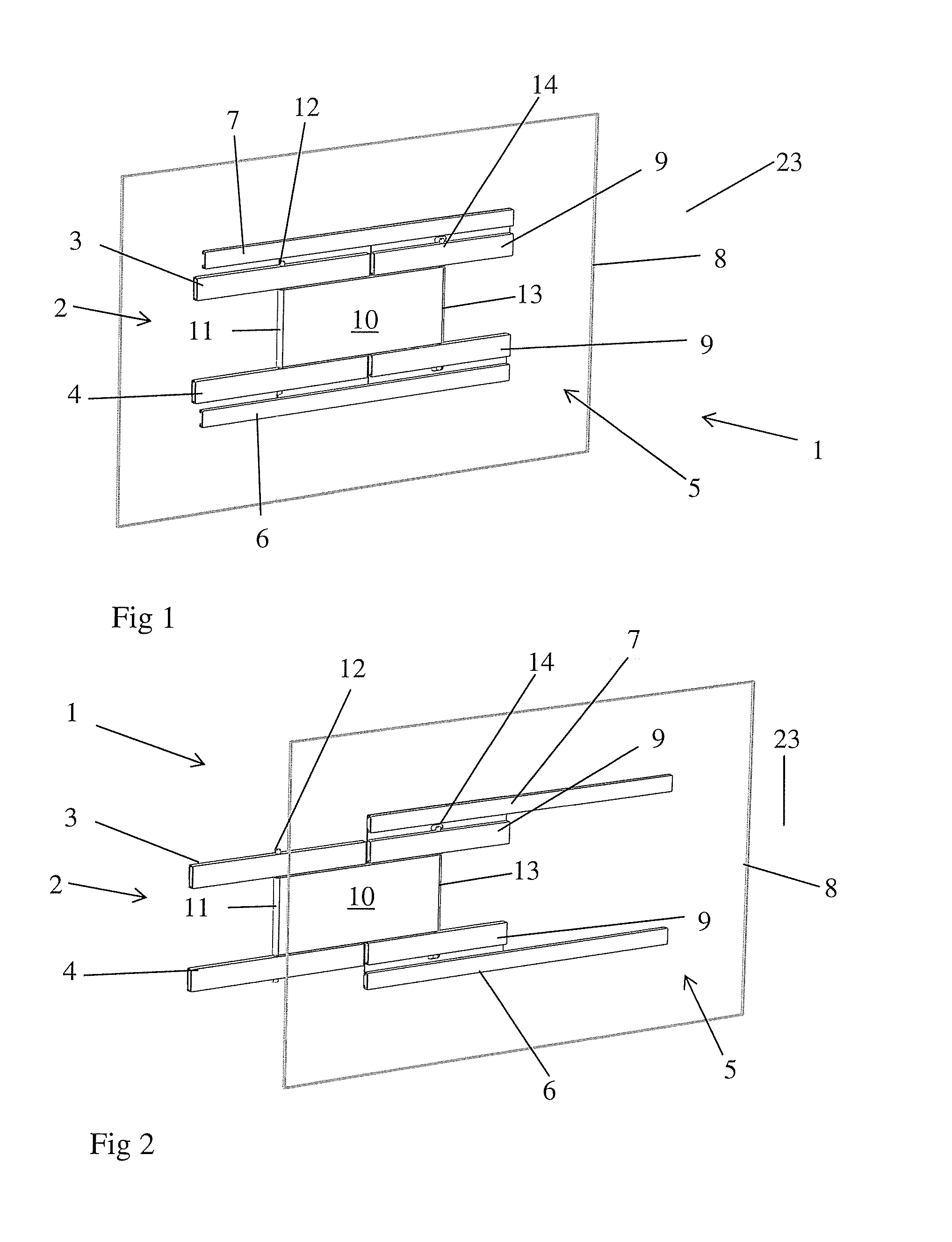 Turnable wall mount for display