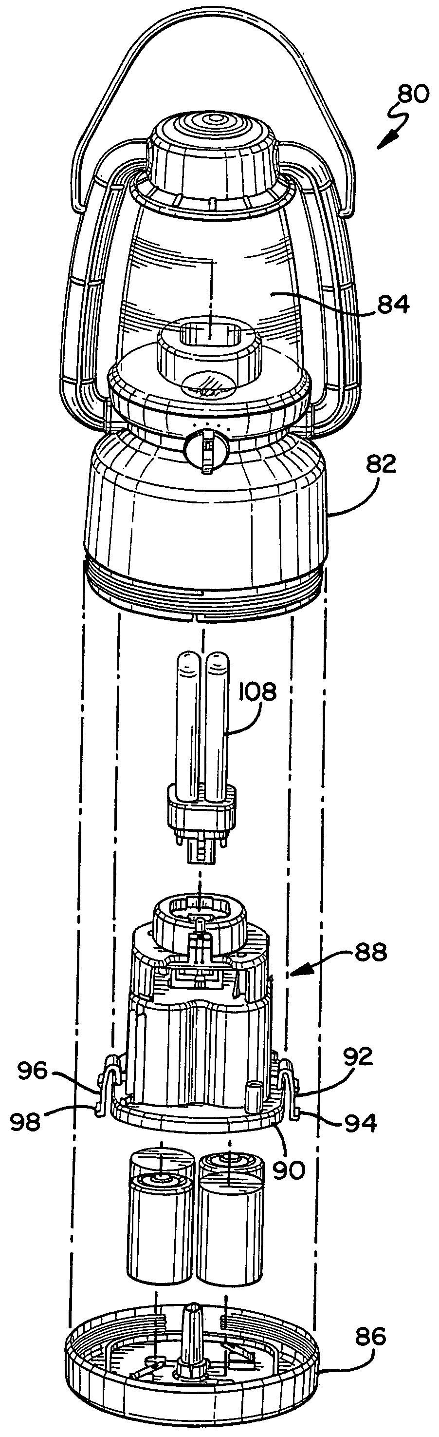 Light retainer assembly