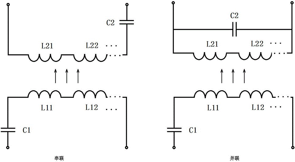 Point-to-point wireless power supply coil coupling model and point-to-point wireless power supply system