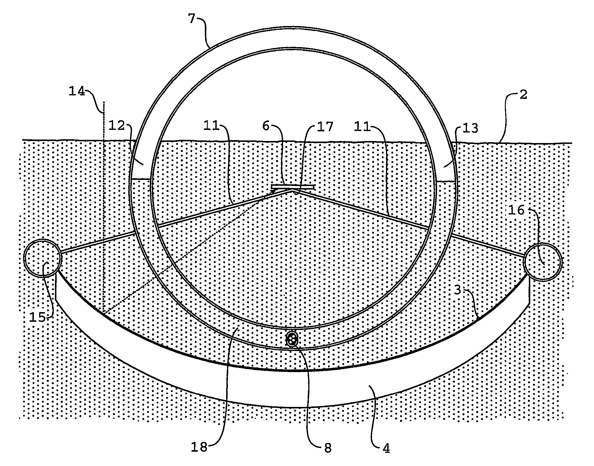 Collector for solar radiation