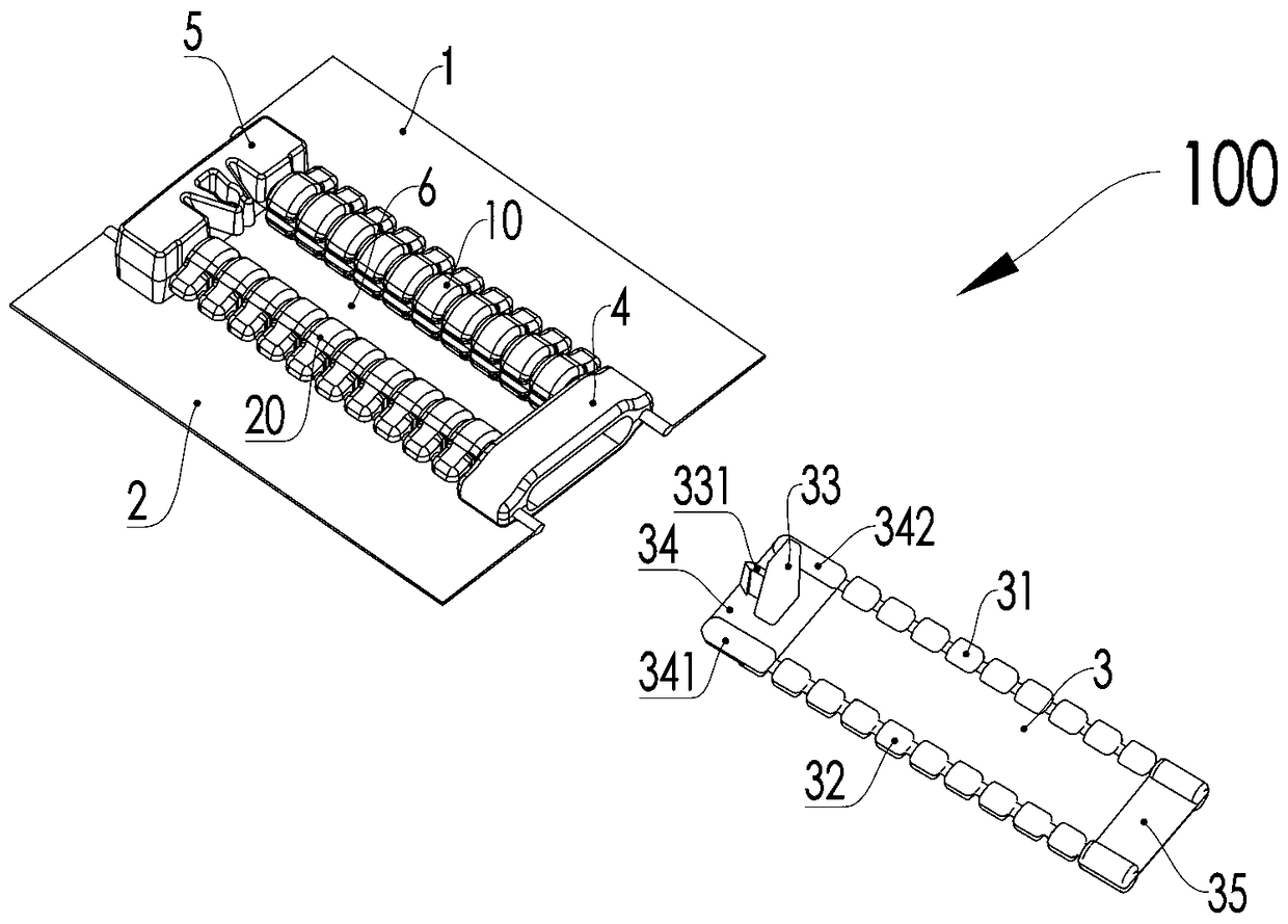 Easy-slide zipper and product in which easy-slide zipper is applied