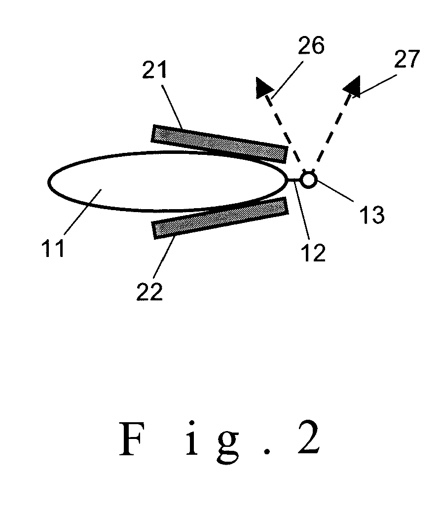 Snag resistant line reversing device for fishing tackle