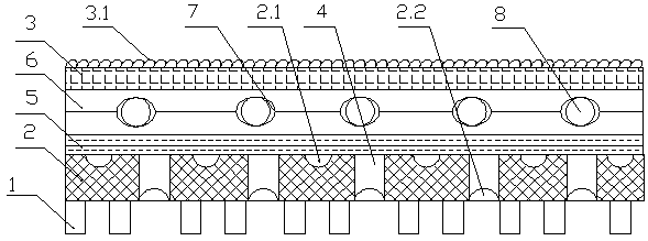 Anti-microbial flexible fabric with cobweb structure