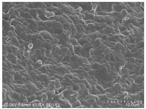 B-site vacancy Fe-doped strontium titanate and preparation method thereof