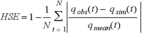 A Calculation Method of Efficiency Coefficient of Hydrological Model Based on Weighted Least One Multiplication Method