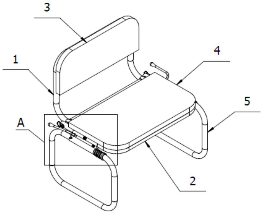 Multifunctional portable folding stool