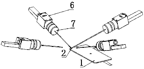 Liquid crystal module hole inner wall light leakage detection method and device