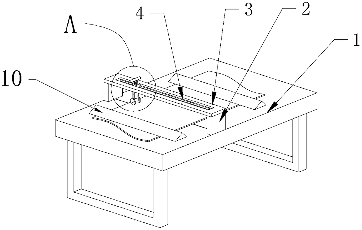 Cutting device for textile