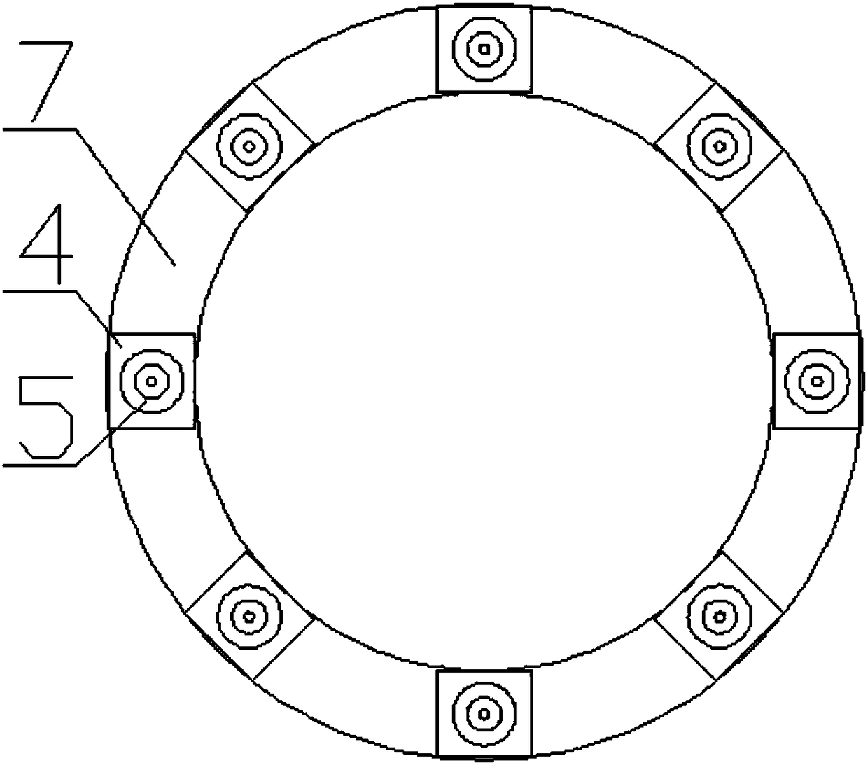 Water ring particle cutting machine