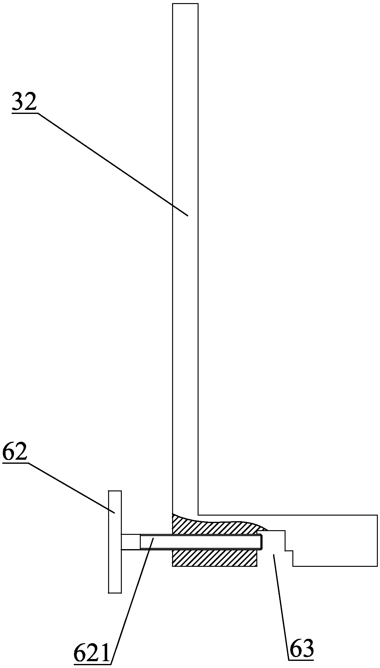 On-machine vision detecting method of rotating cutting tool and detecting device thereof