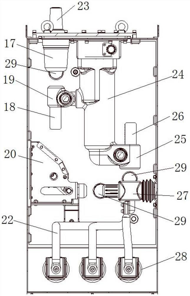 Gas-insulated switchgear and gas tank thereof