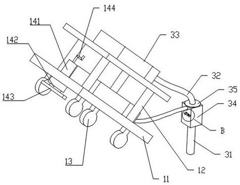 Hydrops suction device for endoscopic gastrointestinal tumor surgery