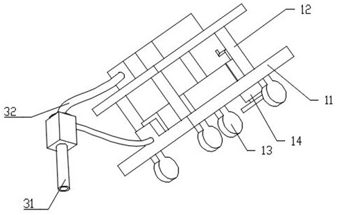 Hydrops suction device for endoscopic gastrointestinal tumor surgery