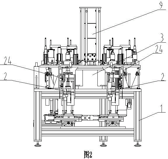 Automatic assembling machine for automobile starter switch screws