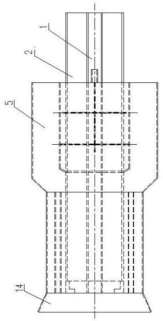 Low-load stable burning pulverized coal external heating smoke heating type turbulent burner and heating method