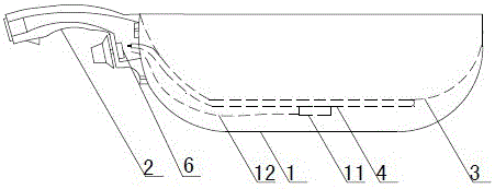 Centralized control type electric heating pot