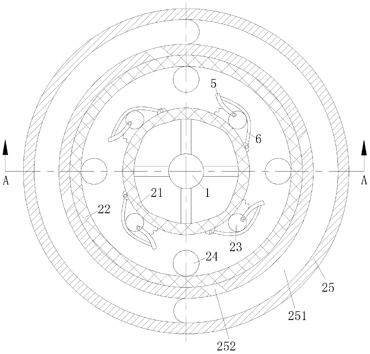 Surface type reverse osmosis membrane filter element