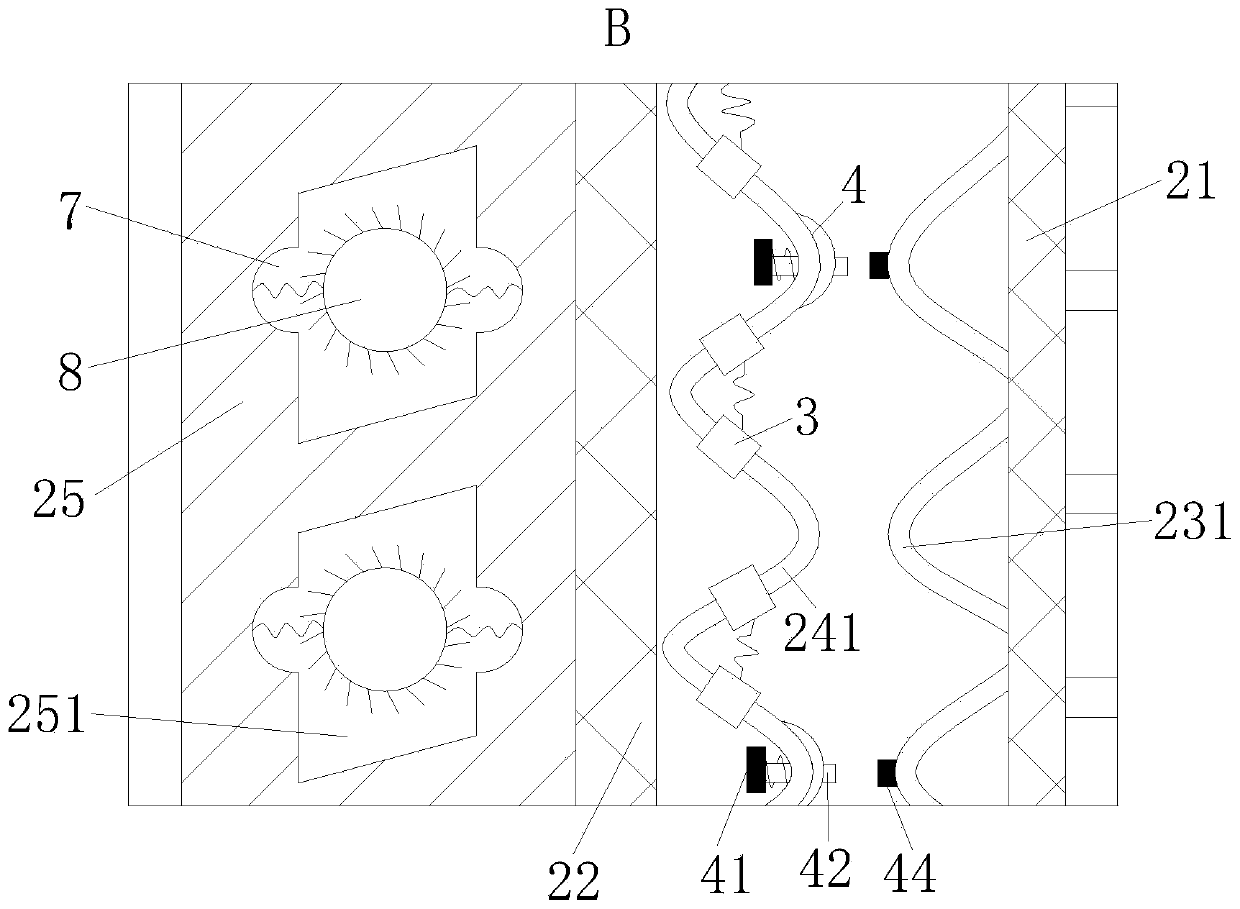 Surface type reverse osmosis membrane filter element