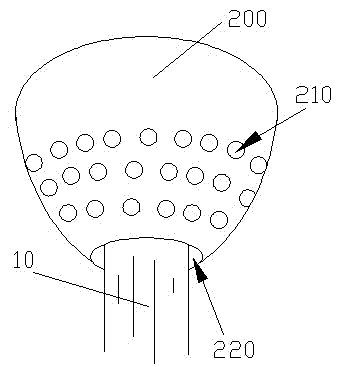 Inductive water outlet system