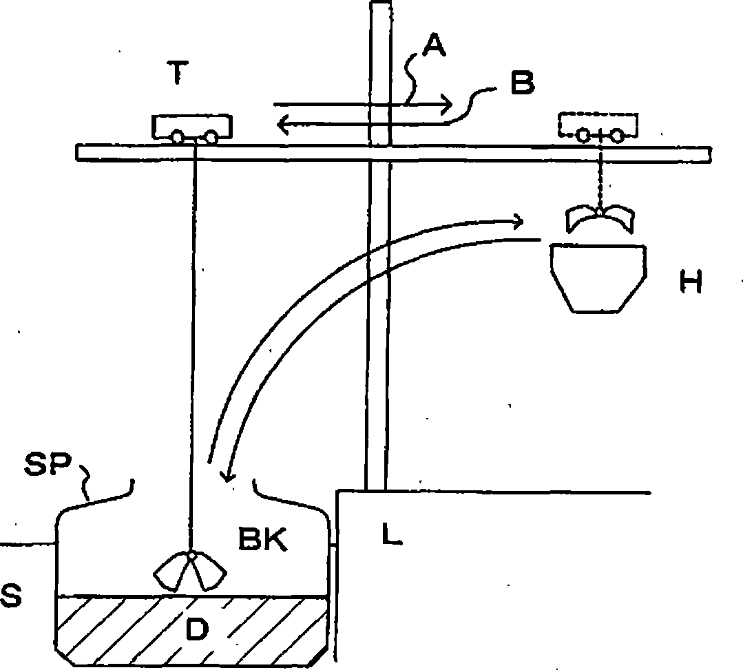 Device for preventing sway of suspended load