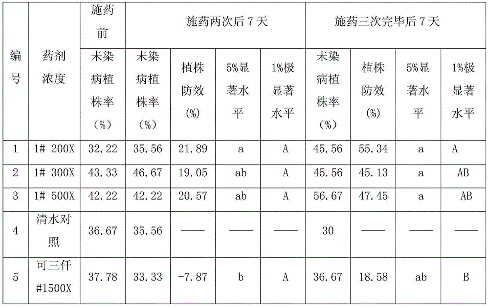 Pesticide for preventing and controlling ginger blast, and preparation method thereof