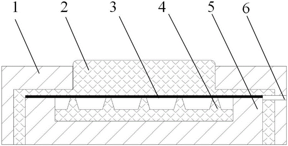 Wearing type flexible pressure sensor and preparing method thereof