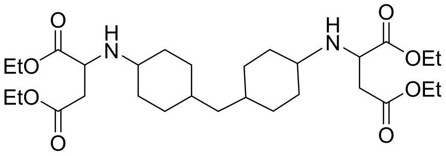 Preparation method of oligomerization aspartic resin